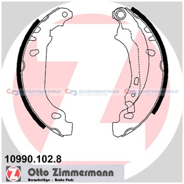 Bremsebakkest32mm| ZIMMERMANN