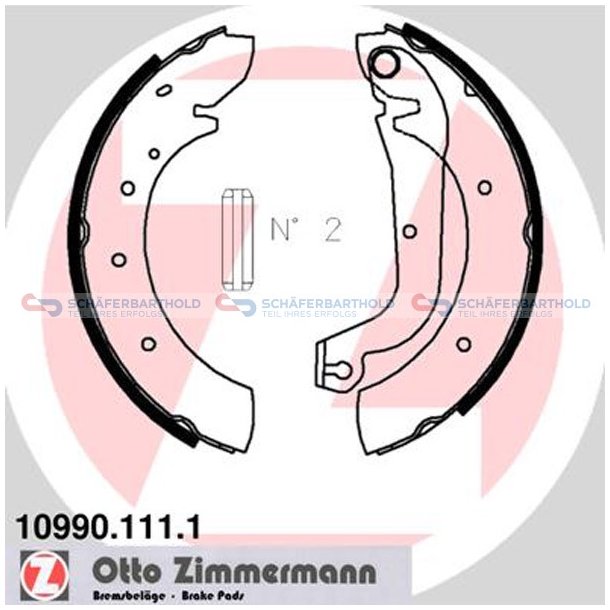 Bremsebakkest57mm| ZIMMERMANN