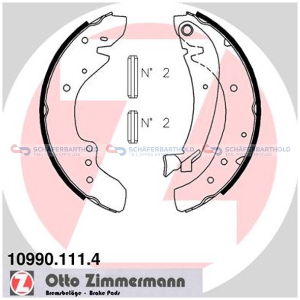 Bremsebakkest57mm| ZIMMERMANN