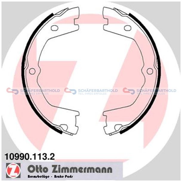 Bremsebakkest parkeringsbremse42mm|ZIMMERMANN