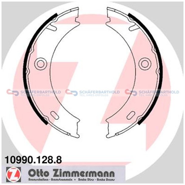 Bremsebakkest parkeringsbremse40mm|ZIMMERMANN