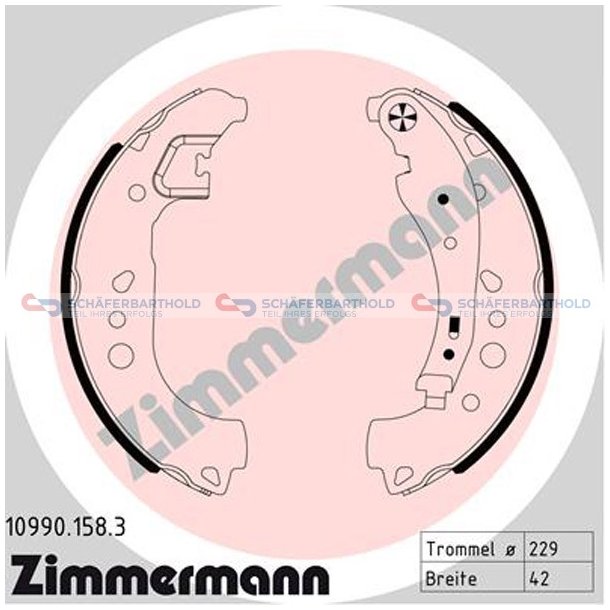 Bremsebakkest42mm|ZIMMERMANN