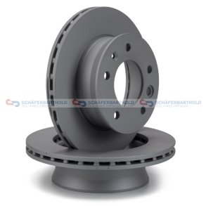 Bremseskive foraksel|Ø-276mm ZIMMERMANN