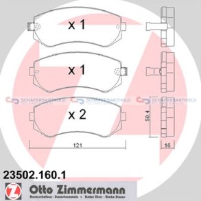 Bremseklodser 16mm|WVA:23502| ZIMMERMANN