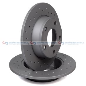 Bremseskive Bagaksel|Ø-255mm ZIMMERMANN