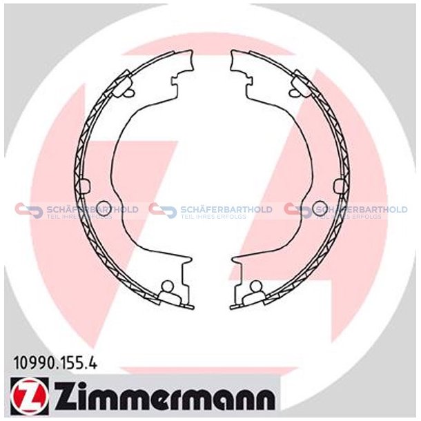 Bremsebakkest parkeringsbremse26mm|ZIMMERMANN