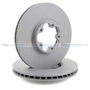 Bremseskive foraksel|Ø-276mm ZIMMERMANN