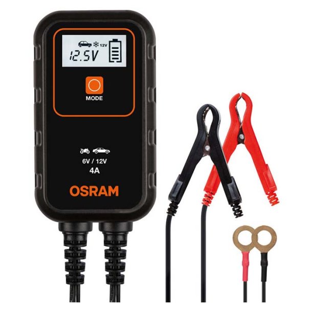 Osram Batteriladdare 4A, 1,5m kabel