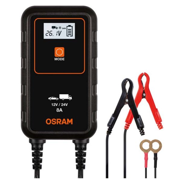 Osram Batteriladdare 8A, 1,5m kabel