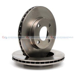 Bremseskive foraksel|Ø-256mm ZIMMERMANN