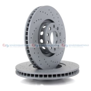 BremseskiveSport foraksel|Ø-314mm ZIMMERMANN