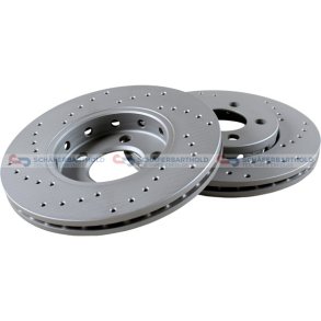 BremseskiveSport foraksel|Ø-256mm ZIMMERMANN