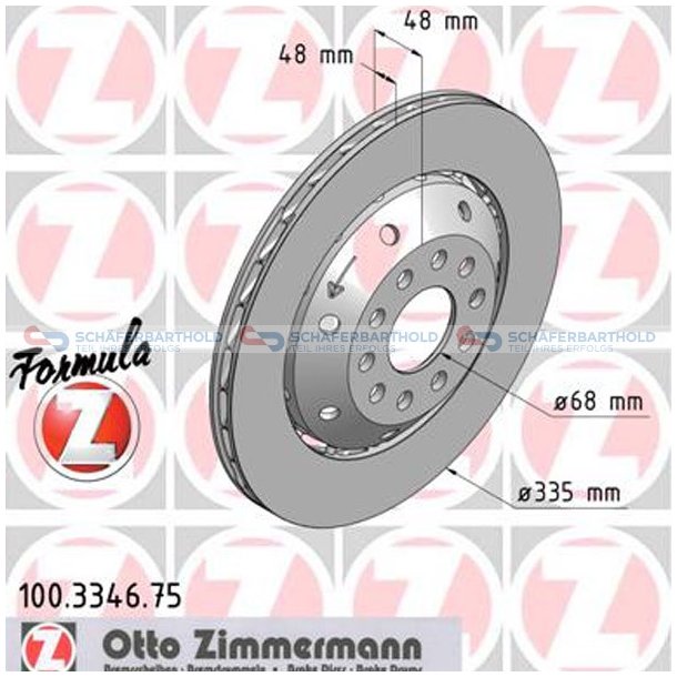  Bromsskiva Sport Formula Z Bakaxel h&ouml;ger|-335