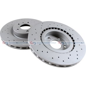 BremseskiveSport foraksel|Ø-284mm ZIMMERMANN