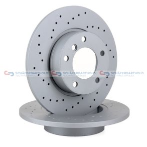 BremseskiveSport foraksel|Ø-286mm ZIMMERMANN