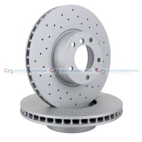 BremseskiveSport foraksel|Ø-324mm ZIMMERMANN