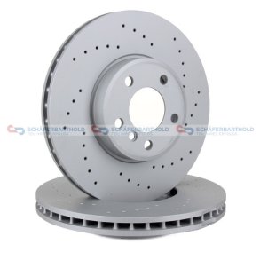 BremseskiveSport foraksel|Ø-332mm ZIMMERMANN