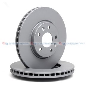 Bremseskive foraksel|Ø-296mm ZIMMERMANN