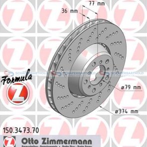 BremseskiveSport Formula Z for venstre|Ø-374mm 