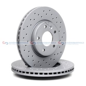 BremseskiveSport foraksel|Ø-300mm ZIMMERMANN