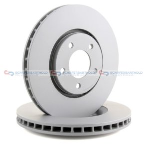 Bremseskive foraksel|Ø-302mm ZIMMERMANN