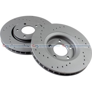 BremseskiveSport foraksel|Ø-302mm ZIMMERMANN