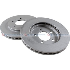 Bremseskive foraksel|Ø-282mm ZIMMERMANN