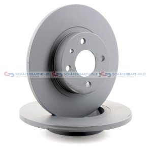 Bremseskive foraksel|Ø-257mm ZIMMERMANN