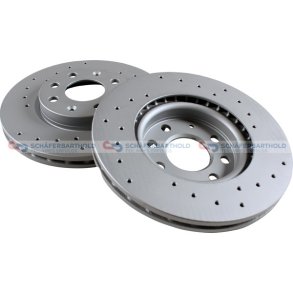 BremseskiveSport foraksel|Ø-257mm ZIMMERMANN