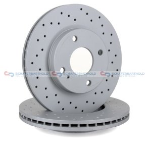 BremseskiveSport foraksel|Ø-258mm ZIMMERMANN