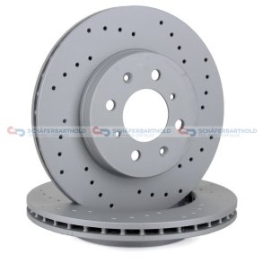 BremseskiveSport foraksel|Ø-262mm ZIMMERMANN