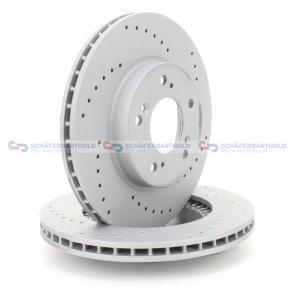 BremseskiveSport foraksel|Ø-282mm ZIMMERMANN