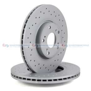 BremseskiveSport foraksel|Ø-300mm ZIMMERMANN