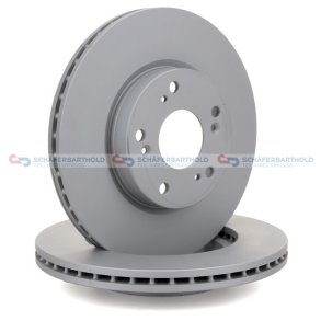 Bremseskive foraksel|Ø-282mm ZIMMERMANN