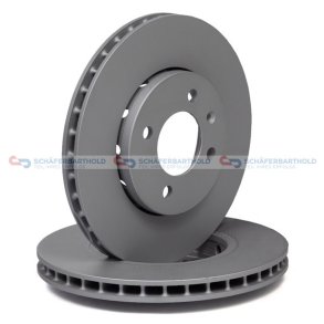 Bremseskive foraksel|Ø-256mm ZIMMERMANN