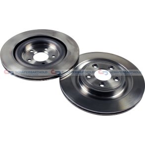 Bremseskive Bagaksel|Ø-326mm ZIMMERMANN