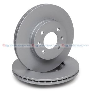 Bremseskive foraksel|Ø-256mm ZIMMERMANN