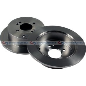 Bremseskive Bagaksel|Ø-262mm ZIMMERMANN