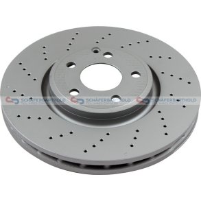 Bremseskive foraksel|Ø-322mm ZIMMERMANN