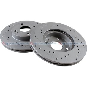 BremseskiveSport foraksel|Ø-255mm ZIMMERMANN