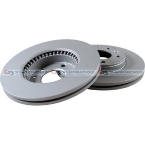 Bremseskive foraksel|Ø-283mm ZIMMERMANN