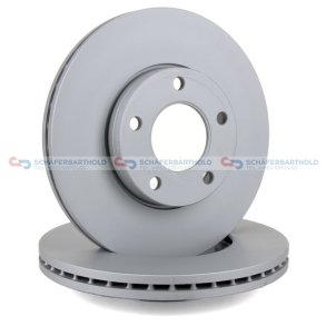 Bremseskive foraksel|Ø-278mm ZIMMERMANN