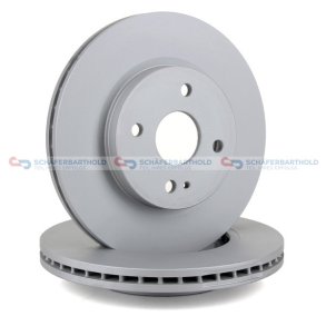 Bremseskive foraksel|Ø-258mm ZIMMERMANN