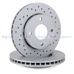 BremseskiveSport for|Ø-256mm|KBA 60872 ZIMMERMANN