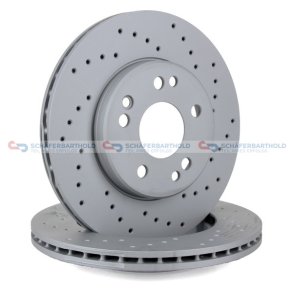 BremseskiveSport foraksel|Ø-284mm ZIMMERMANN