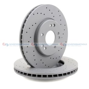 BremseskiveSport foraksel|Ø-300mm ZIMMERMANN