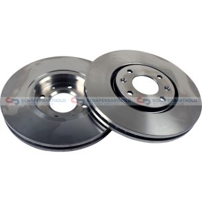 Bremseskive foraksel|Ø-288mm ZIMMERMANN