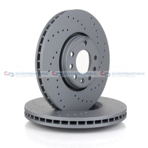 BremseskiveSport foraksel|Ø-302mm ZIMMERMANN