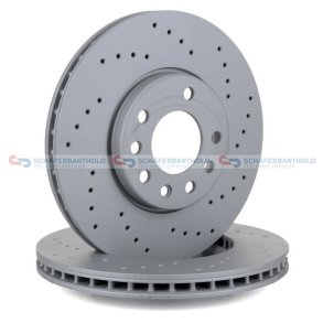 BremseskiveSport foraksel|Ø-285mm ZIMMERMANN