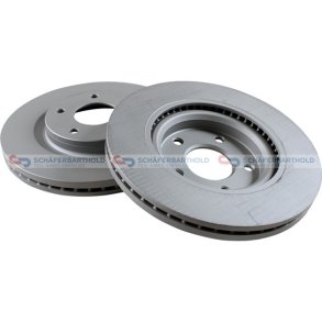 Bremseskive foraksel|Ø-296mm ZIMMERMANN